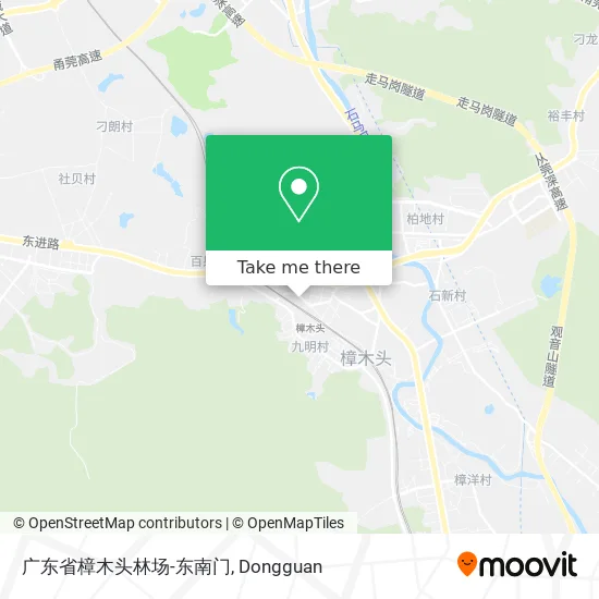 广东省樟木头林场-东南门 map