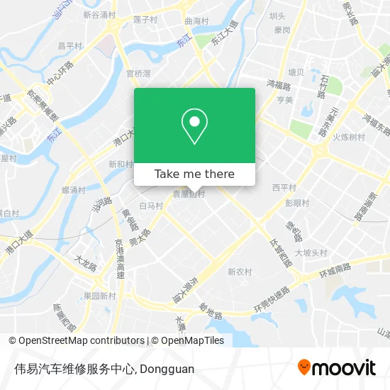 伟易汽车维修服务中心 map