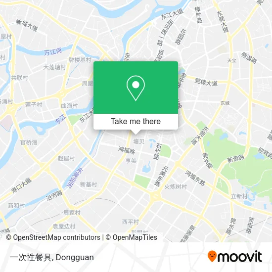 一次性餐具 map