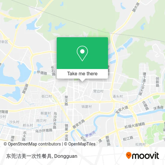 东莞洁美一次性餐具 map