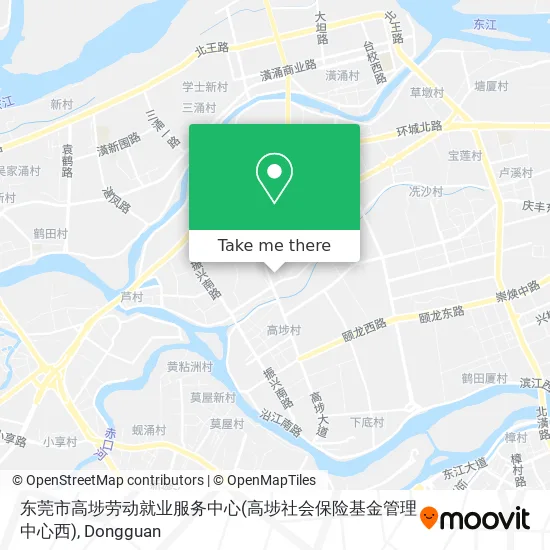 东莞市高埗劳动就业服务中心(高埗社会保险基金管理中心西) map