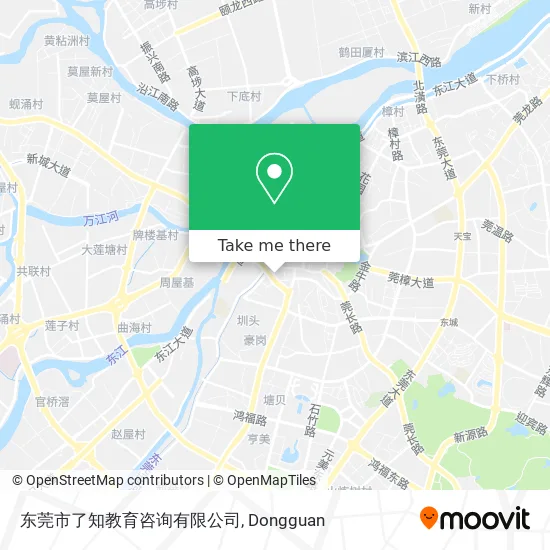 东莞市了知教育咨询有限公司 map