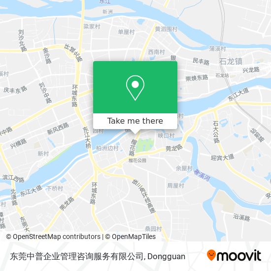东莞中普企业管理咨询服务有限公司 map