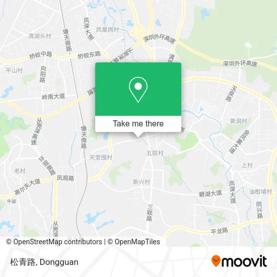 松青路 map