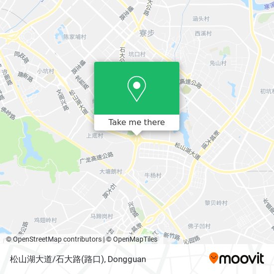 松山湖大道/石大路(路口) map