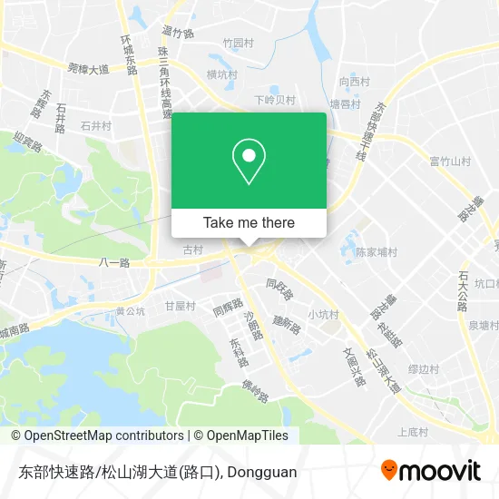 东部快速路/松山湖大道(路口) map