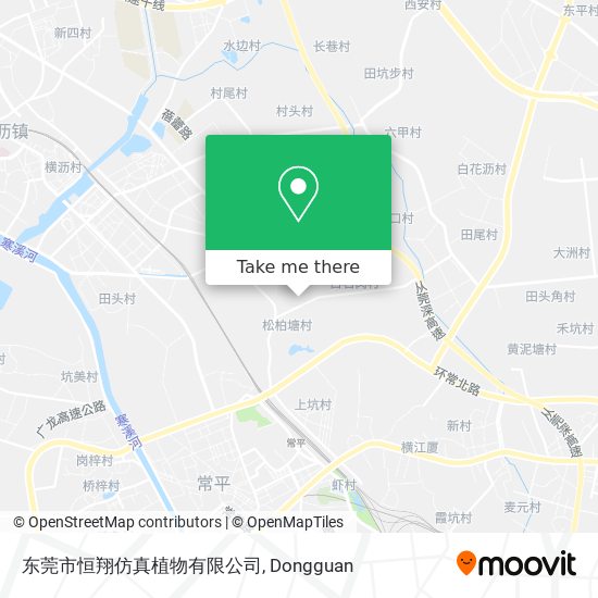 东莞市恒翔仿真植物有限公司 map
