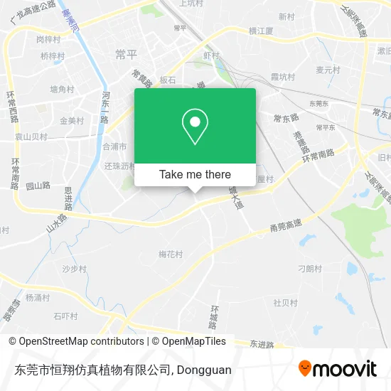 东莞市恒翔仿真植物有限公司 map