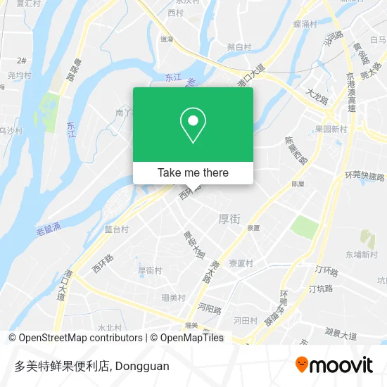 多美特鲜果便利店 map