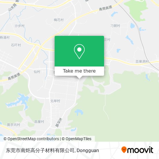东莞市南炬高分子材料有限公司 map