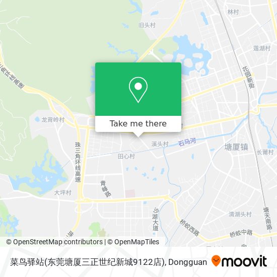 菜鸟驿站(东莞塘厦三正世纪新城9122店) map