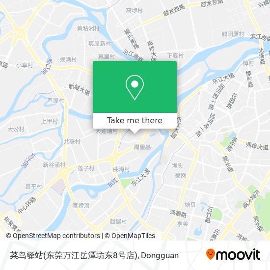 菜鸟驿站(东莞万江岳潭坊东8号店) map
