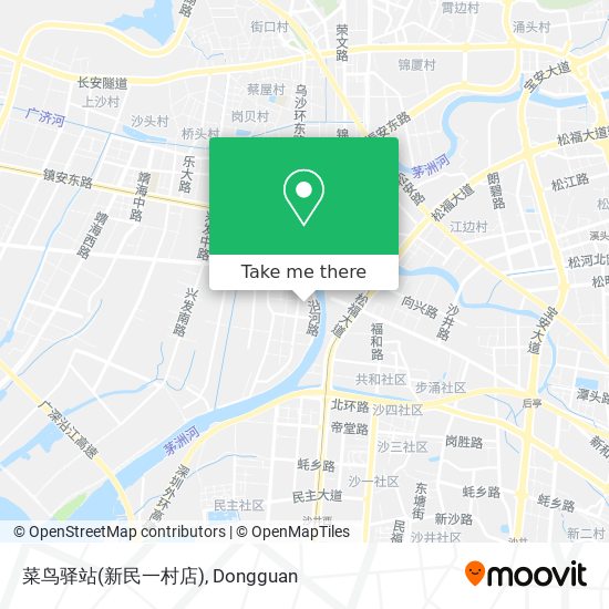 菜鸟驿站(新民一村店) map