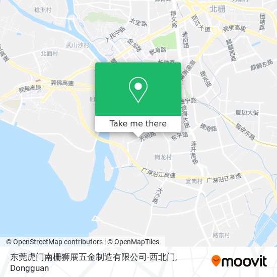 东莞虎门南栅狮展五金制造有限公司-西北门 map