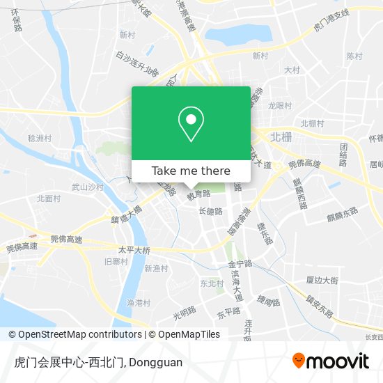 虎门会展中心-西北门 map
