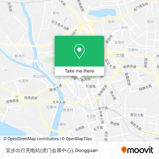 宜步出行充电站(虎门会展中心) map