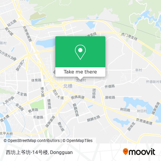 西坊上爷坊-14号楼 map