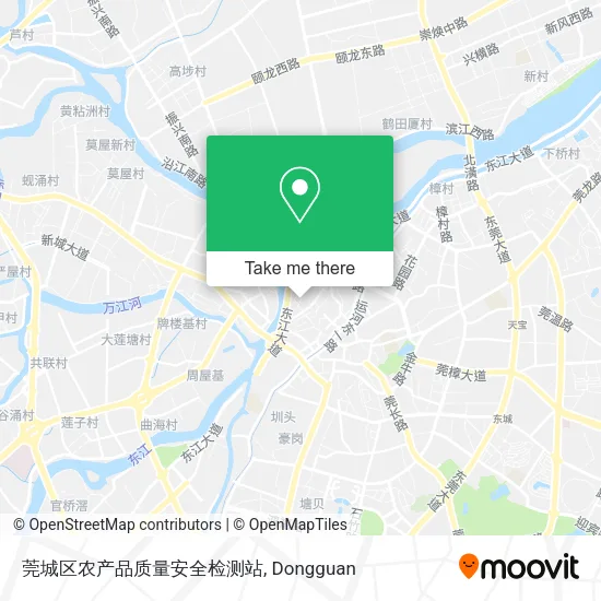 莞城区农产品质量安全检测站 map