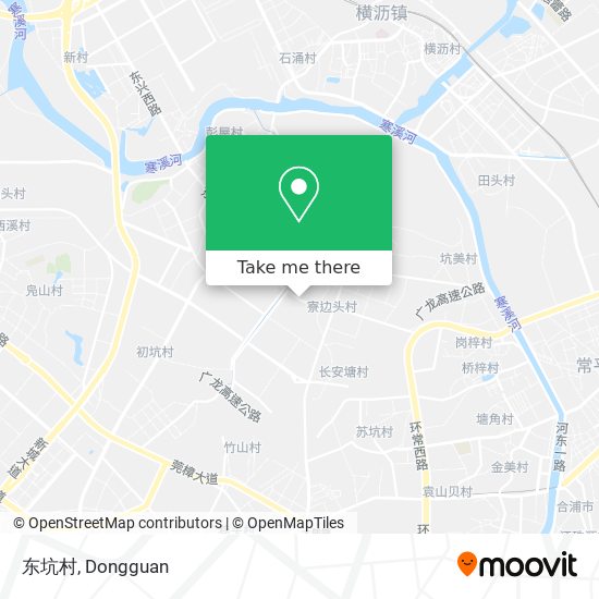 东坑村 map