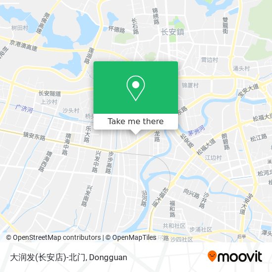 大润发(长安店)-北门 map