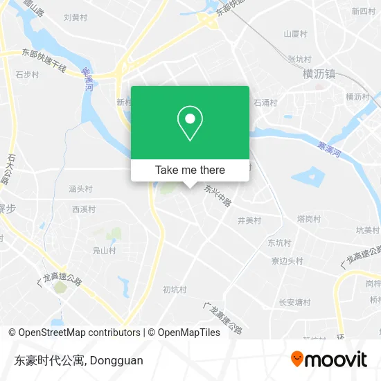 东豪时代公寓 map