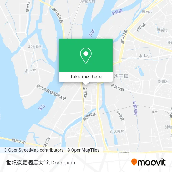 世纪豪庭洒店大堂 map