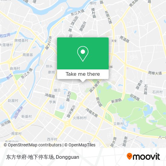 东方华府-地下停车场 map