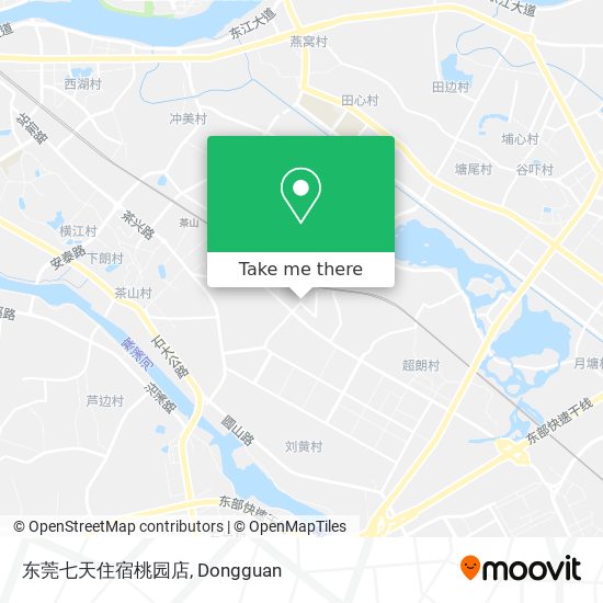 东莞七天住宿桃园店 map
