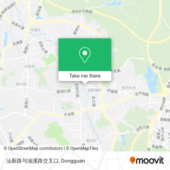 汕新路与油溪路交叉口 map