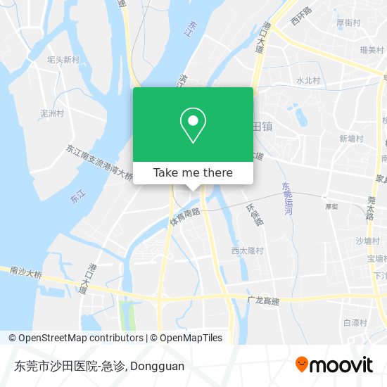 东莞市沙田医院-急诊 map