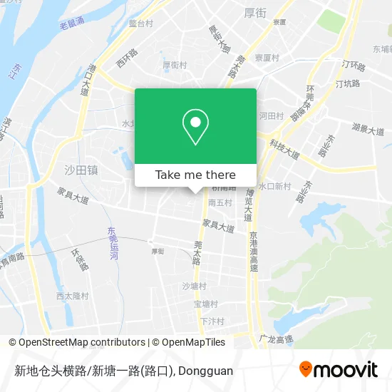 新地仓头横路/新塘一路(路口) map