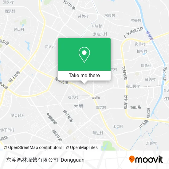 东莞鸿林服饰有限公司 map