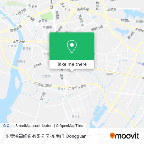 东莞鸿福织造有限公司-东南门 map
