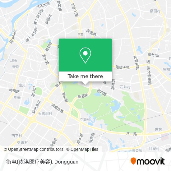 街电(依谋医疗美容) map