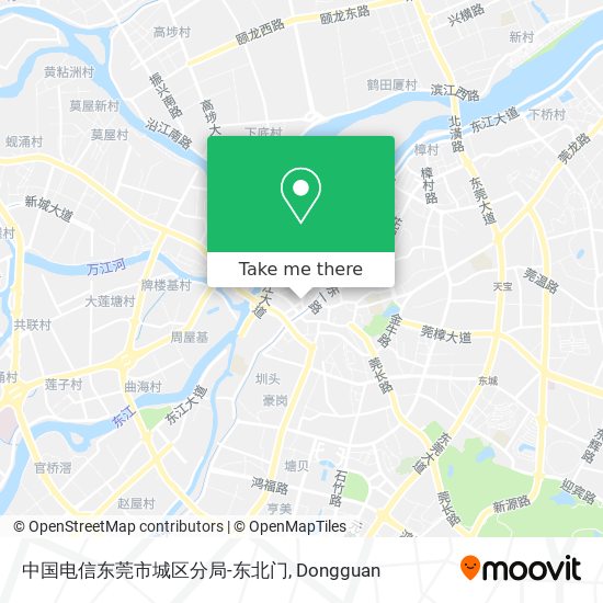 中国电信东莞市城区分局-东北门 map