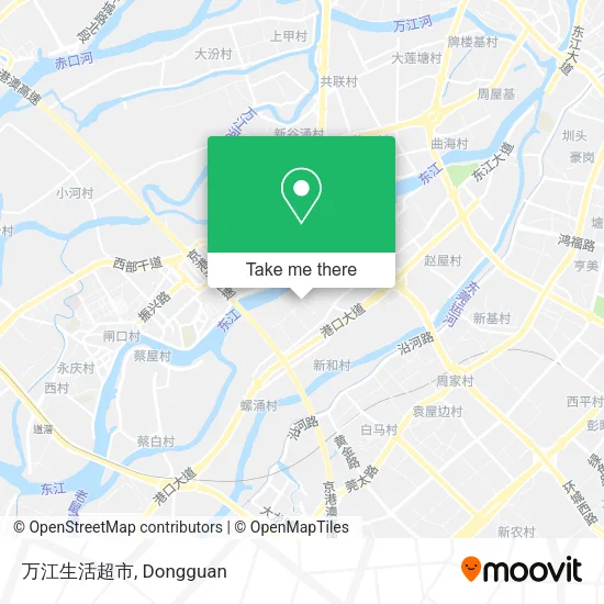 万江生活超市 map