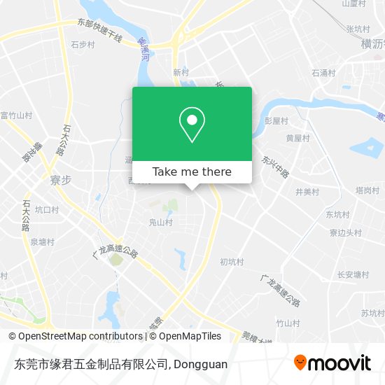 东莞市缘君五金制品有限公司 map