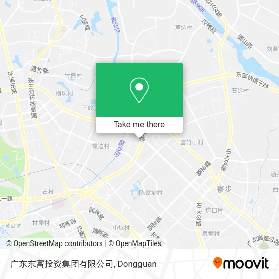 广东东富投资集团有限公司 map