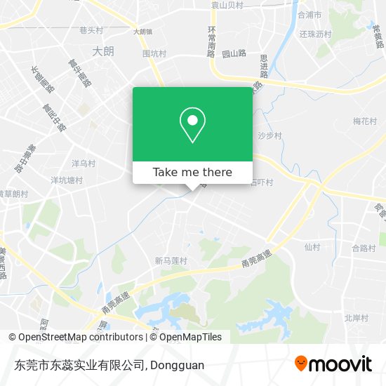 东莞市东蕊实业有限公司 map