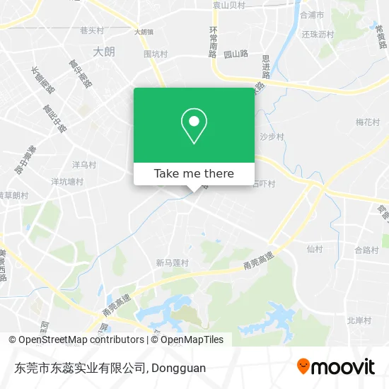 东莞市东蕊实业有限公司 map