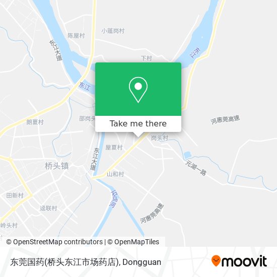 东莞国药(桥头东江市场药店) map