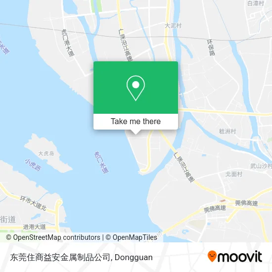 东莞住商益安金属制品公司 map