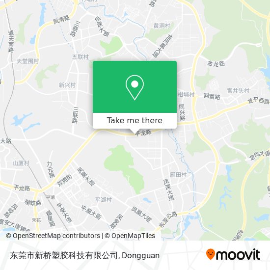 东莞市新桥塑胶科技有限公司 map