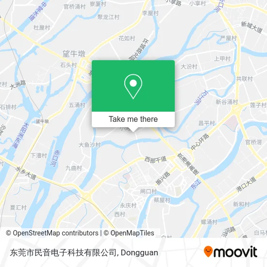 东莞市民音电子科技有限公司 map