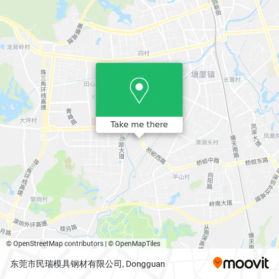 东莞市民瑞模具钢材有限公司 map