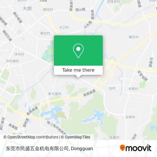 东莞市民盛五金机电有限公司 map