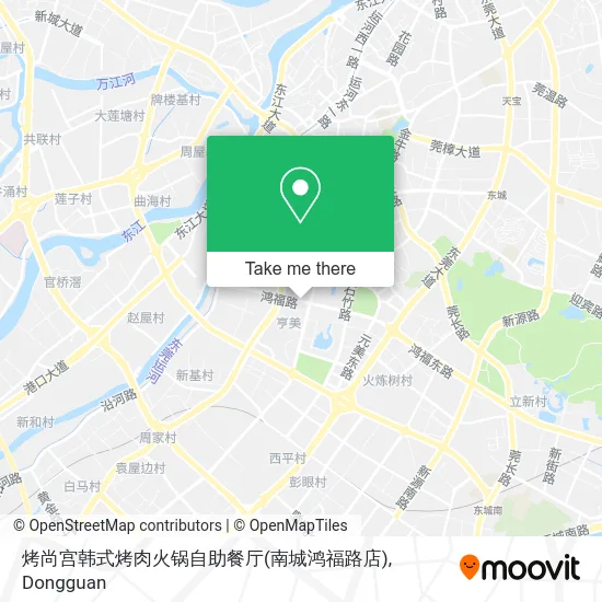 烤尚宫韩式烤肉火锅自助餐厅(南城鸿福路店) map