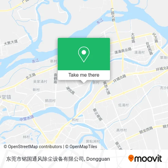 东莞市铭国通风除尘设备有限公司 map