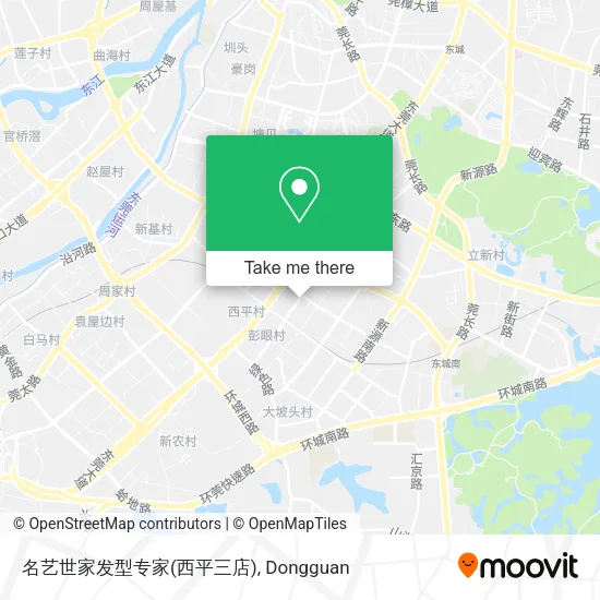 名艺世家发型专家(西平三店) map