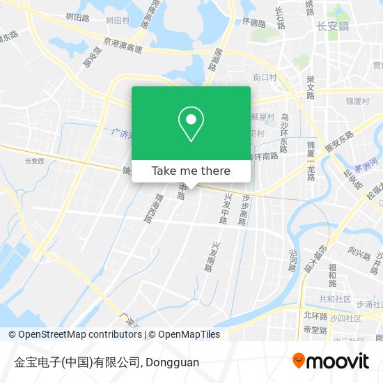 金宝电子(中国)有限公司 map